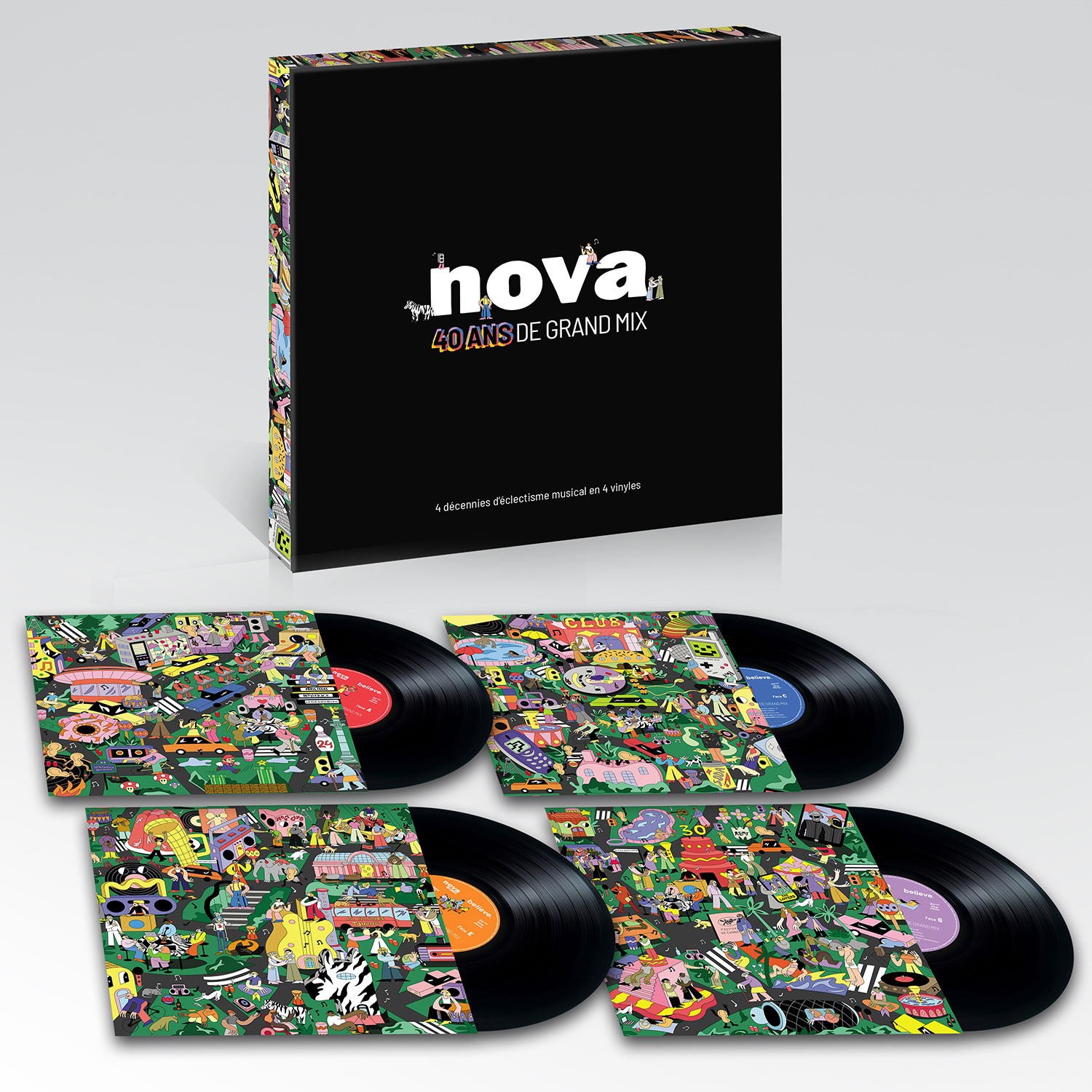 Coffret Collector "Nova 40 ans de grand mix"
