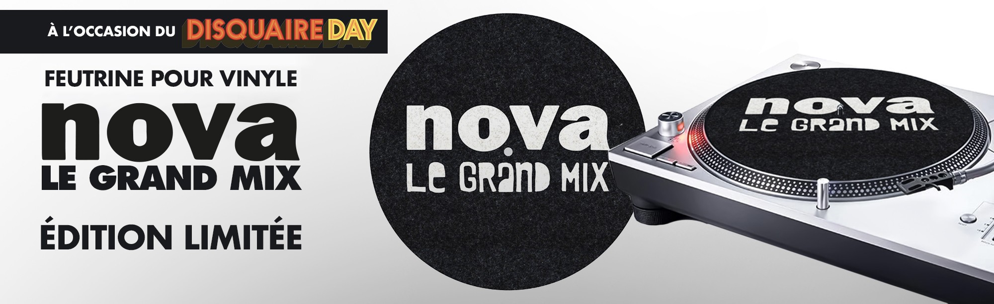 Feutrine Nova Le Grand Mix pour habiller votre platine vinyle.